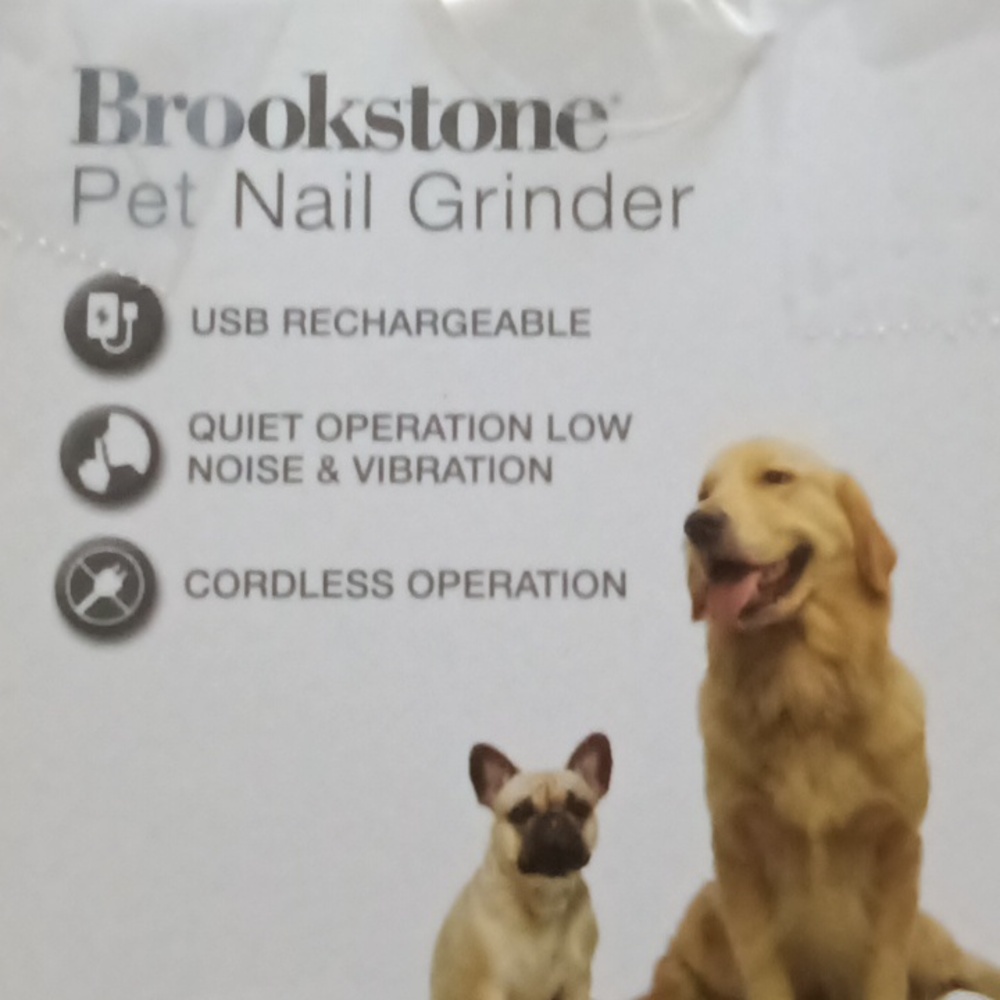 Brookstone Black USB Pet Nail Grinder - Picture 3 of 7